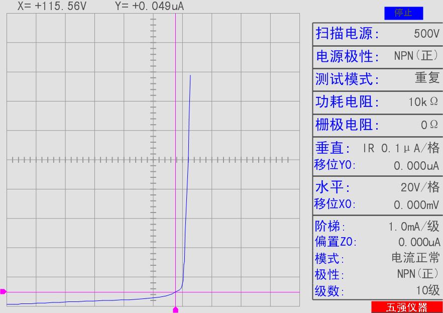 1N4148反向漏電流測(cè)試